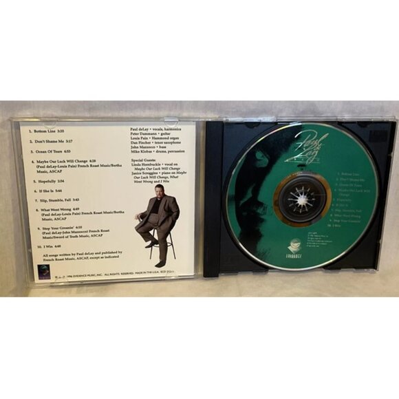 The Paul deLay Band – Ocean Of Tears (CD, 1996) Evidence ECD 26079-2 VG+ - Picture 6 of 6